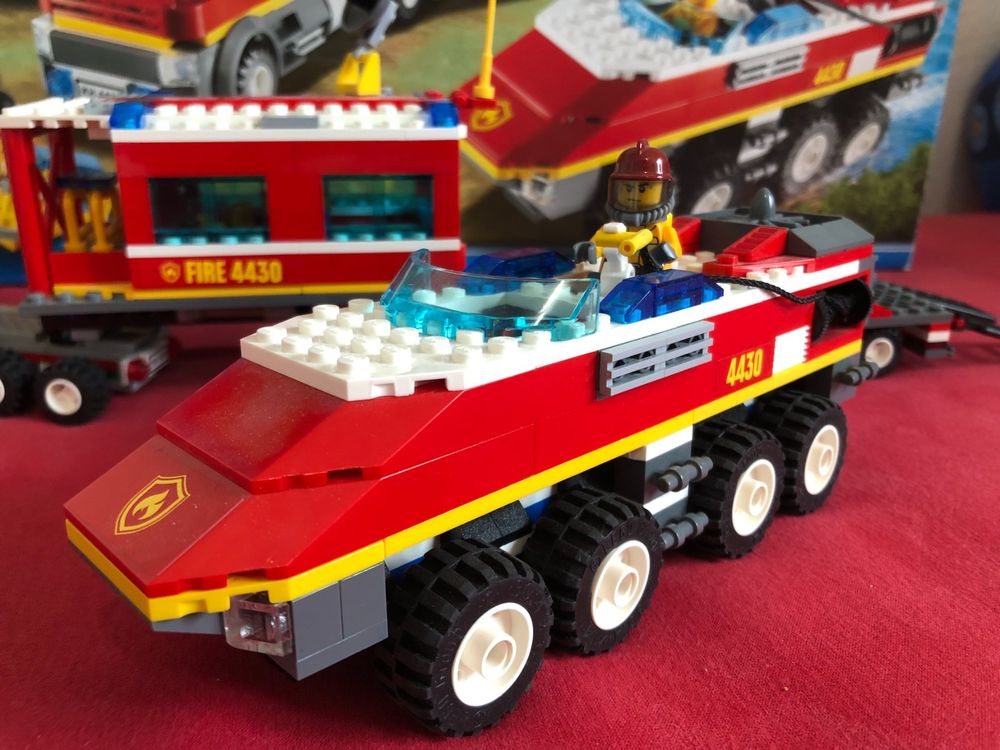 Lego Giocattoli: Lego 4430 Feuerwehr Einsatzzentrale mit Löschfahrzeug – Usato da Binningen venduto da Blume184 3