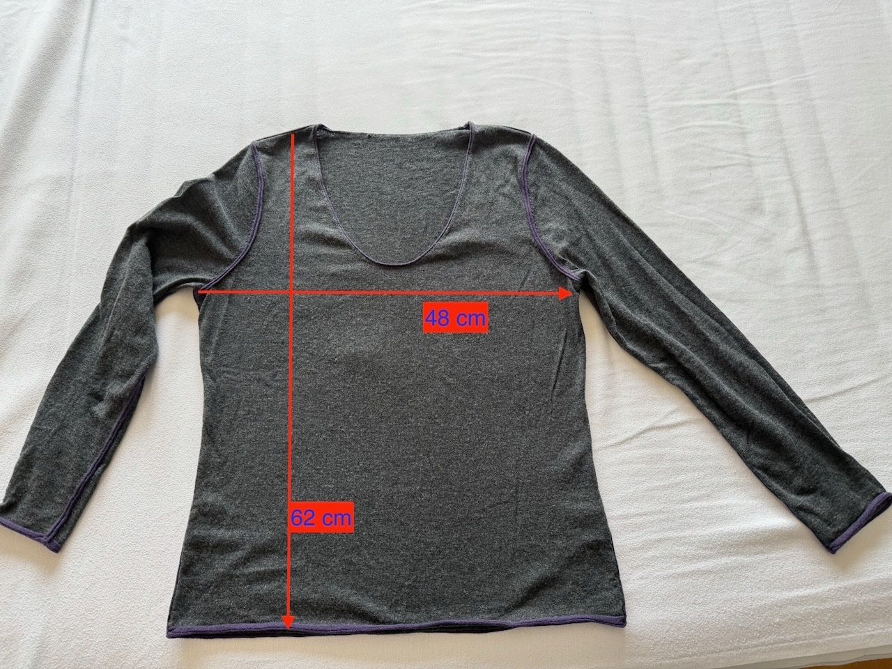 Maglioni & Felpe: Feiner Woll-Seidenpullover anthrazit, edel! Gr. M – Usato da Winterthur venduto da ing_pd8f 2