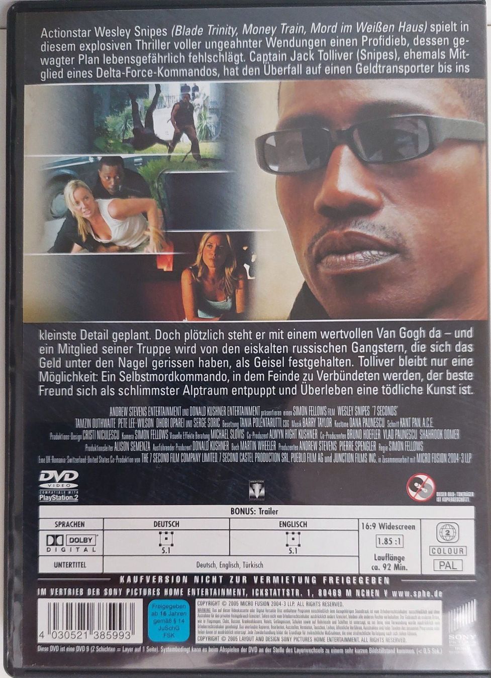 Tutti i DVDs: 3 DVD mit Wesley Snipes – Usato da Münchenbuchsee venduto da mummeli 6