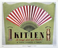 Kitien Lippenstift - Alte Werbung/Publicité 1948
