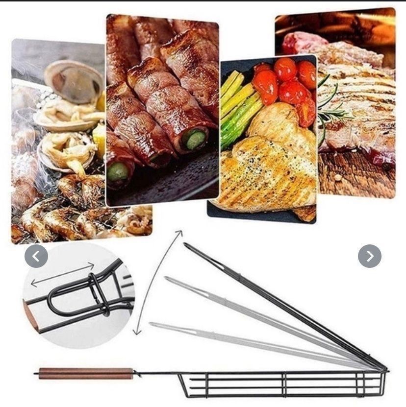Griglie: Grillwerkzeug / Diese Kebabkörbe / 1 Pcs. – Nuovo e nell'imballaggio originale da Seon venduto da Aaargauer01 4
