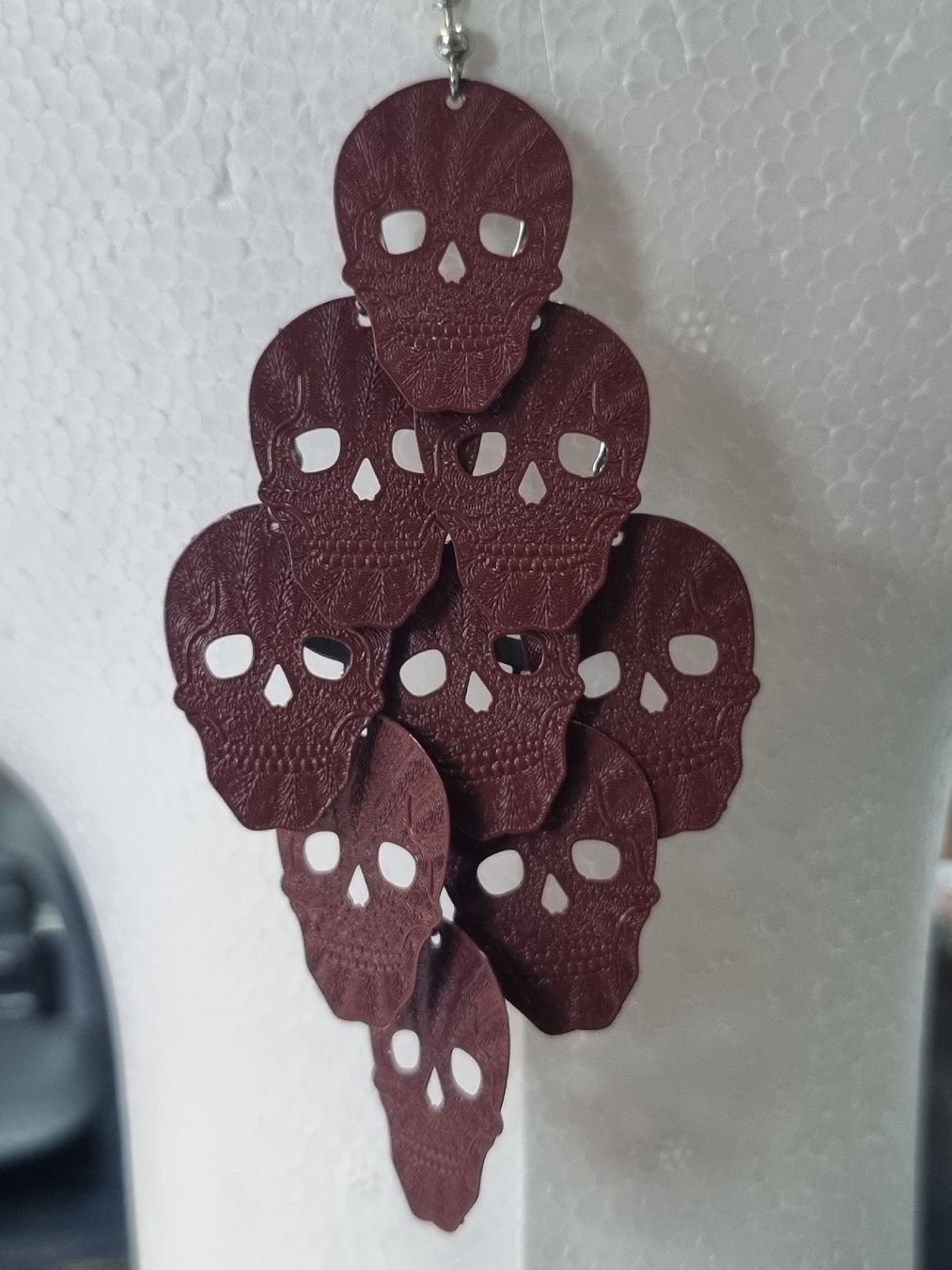 Ohrringe & -stecker: Coole Ohrhänger Totenkopf, neu – Neu und originalverpackt aus Figino von MabaStore24