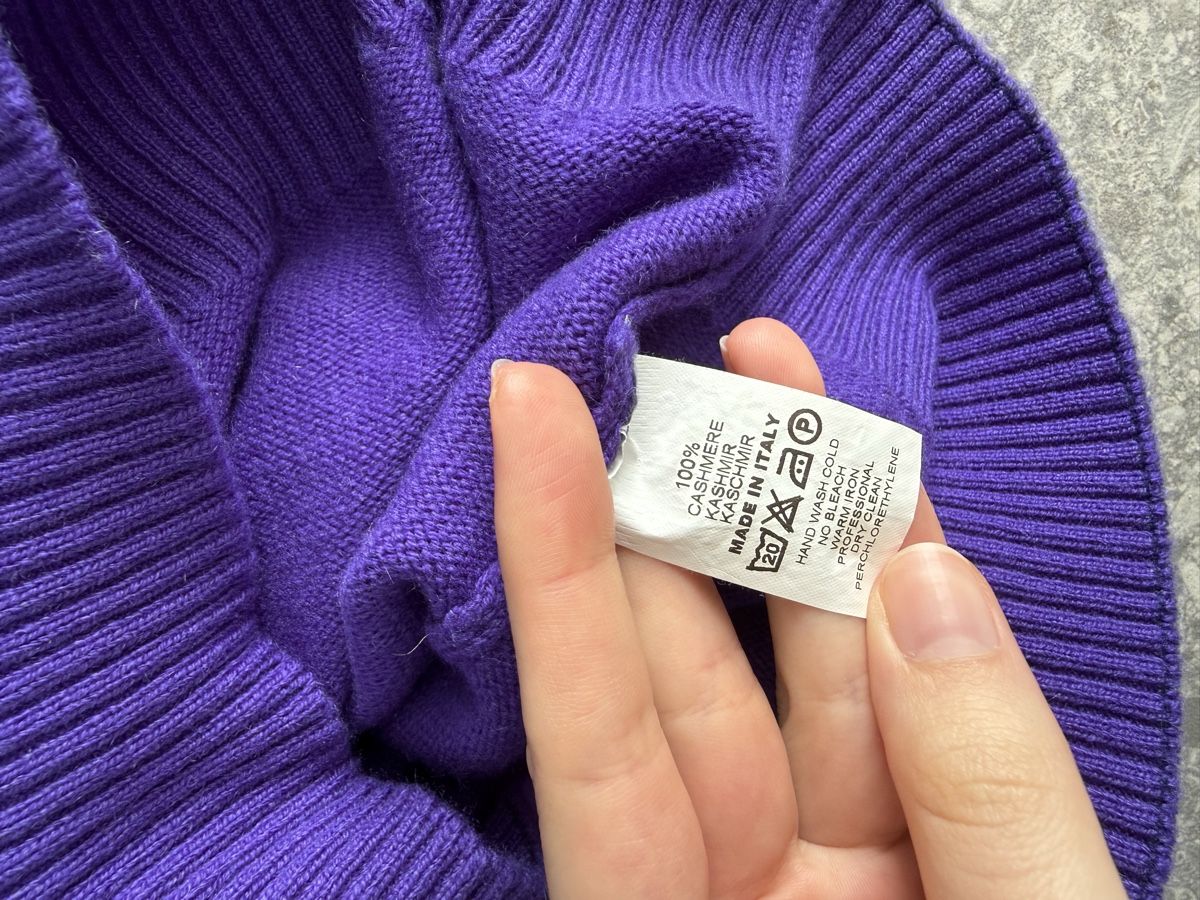 Pullover & Sweatshirts: Gran Sasso Pullover 100% Kaschmir violett Grösse L – Gebraucht aus Birmensdorf ZH von nin.am 3