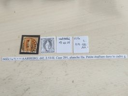 Stehende 66Ec, Top Plattenfehler 2.53/II, PERLE, ab 1.-