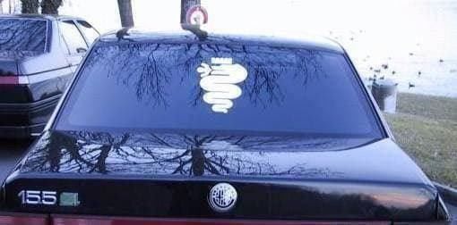 Sticker: Alfa Schlange  Logos  Aufkleber – Nuovo (secondo la descrizione) da Aarau venduto da Foruschweiz 1
