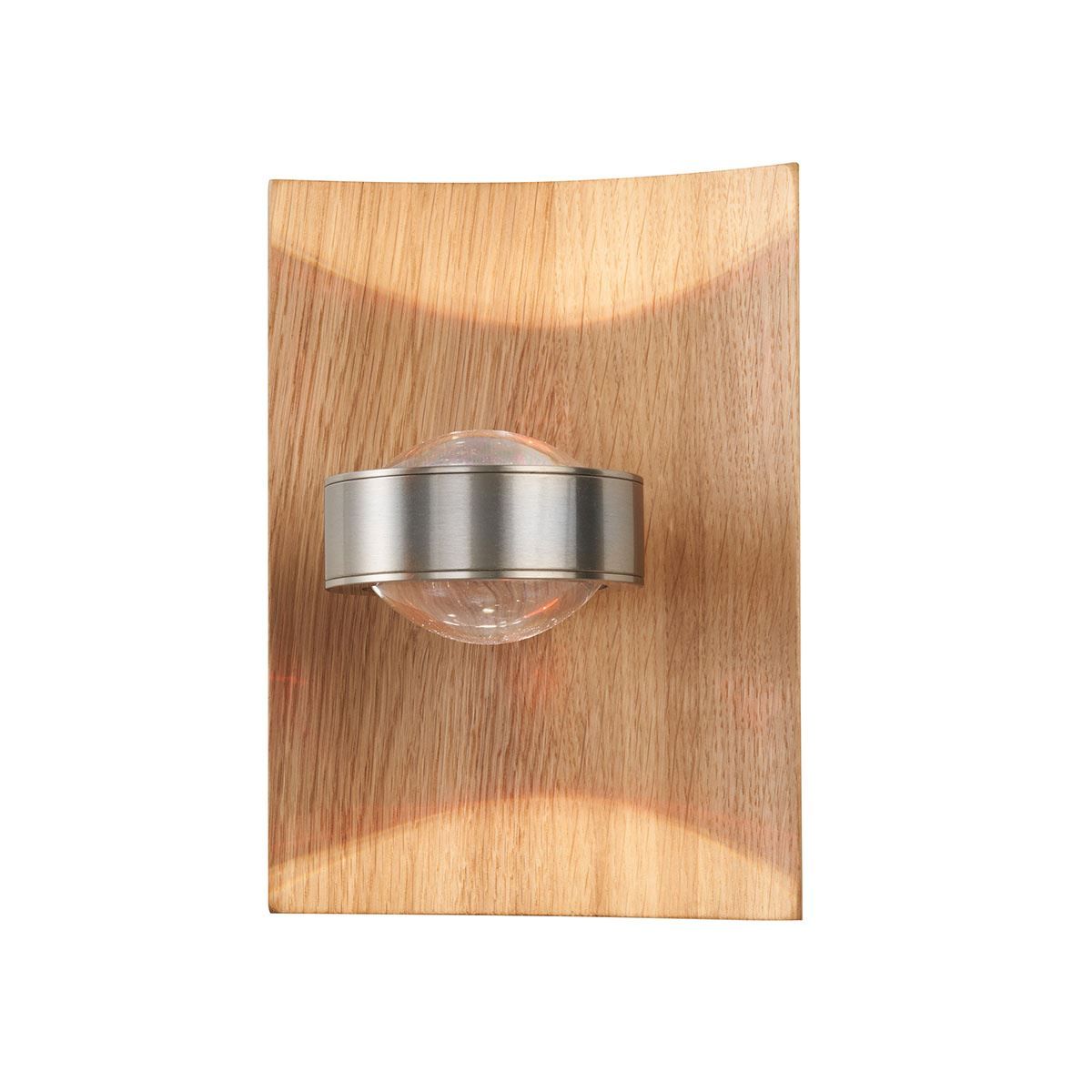 Lampade: LED Wandleuchte, Holz, 21 cm x 16 cm – Nuovo (secondo la descrizione) da Kreuzlingen venduto da Smart-Light 1