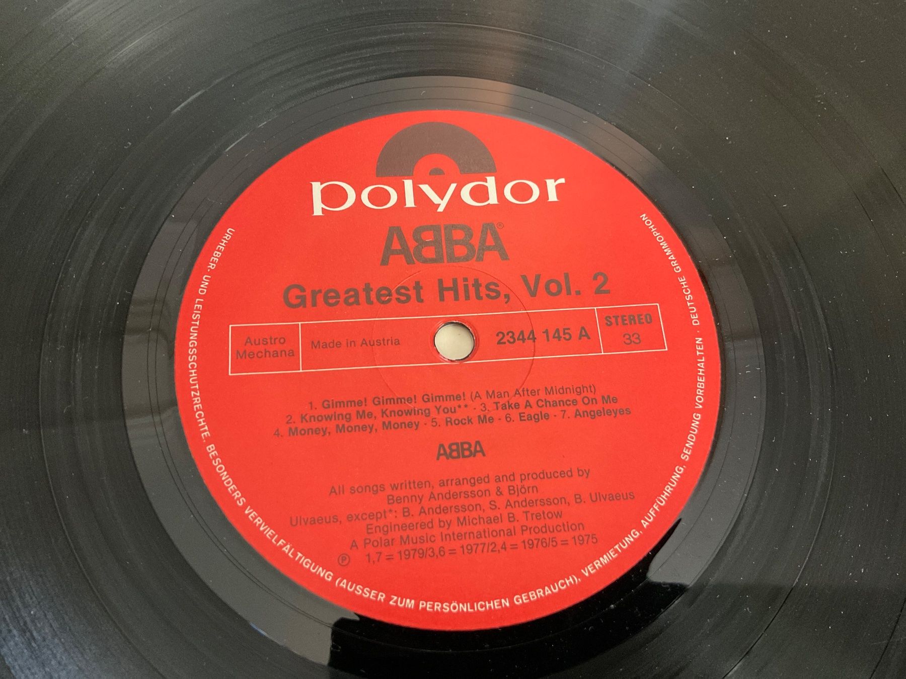 Vinyles: ABBA Greatest Hits Vol.2 LP – D'occasion à Delémont par vinylfreak01 3