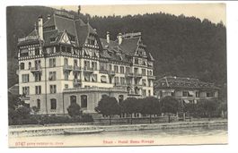 Thun (BE) Hotel Beau-Rivage - Aare - 1907