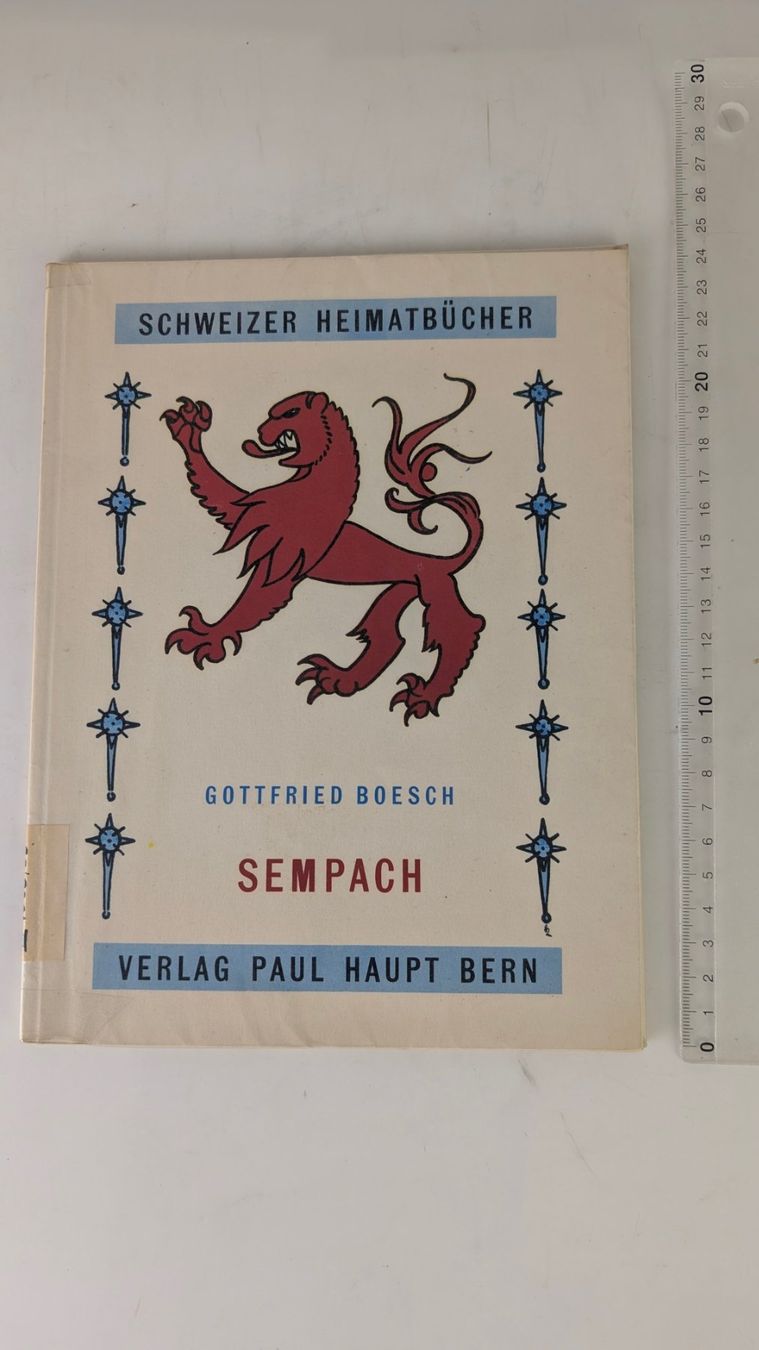 Libri: Schweizer Heimatbücher: Sempach 1956 – Usato da Zürich venduto da axolottchen