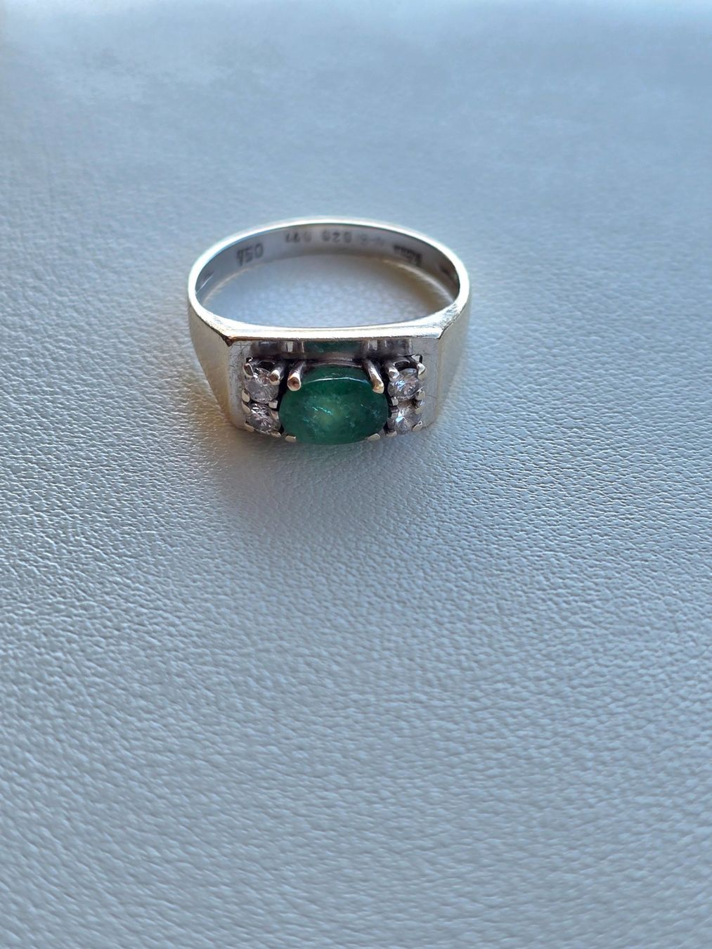 Ringe: Smaragd-Brillanten Ring Herren – Gebraucht aus Forch von phi_2nzz 1