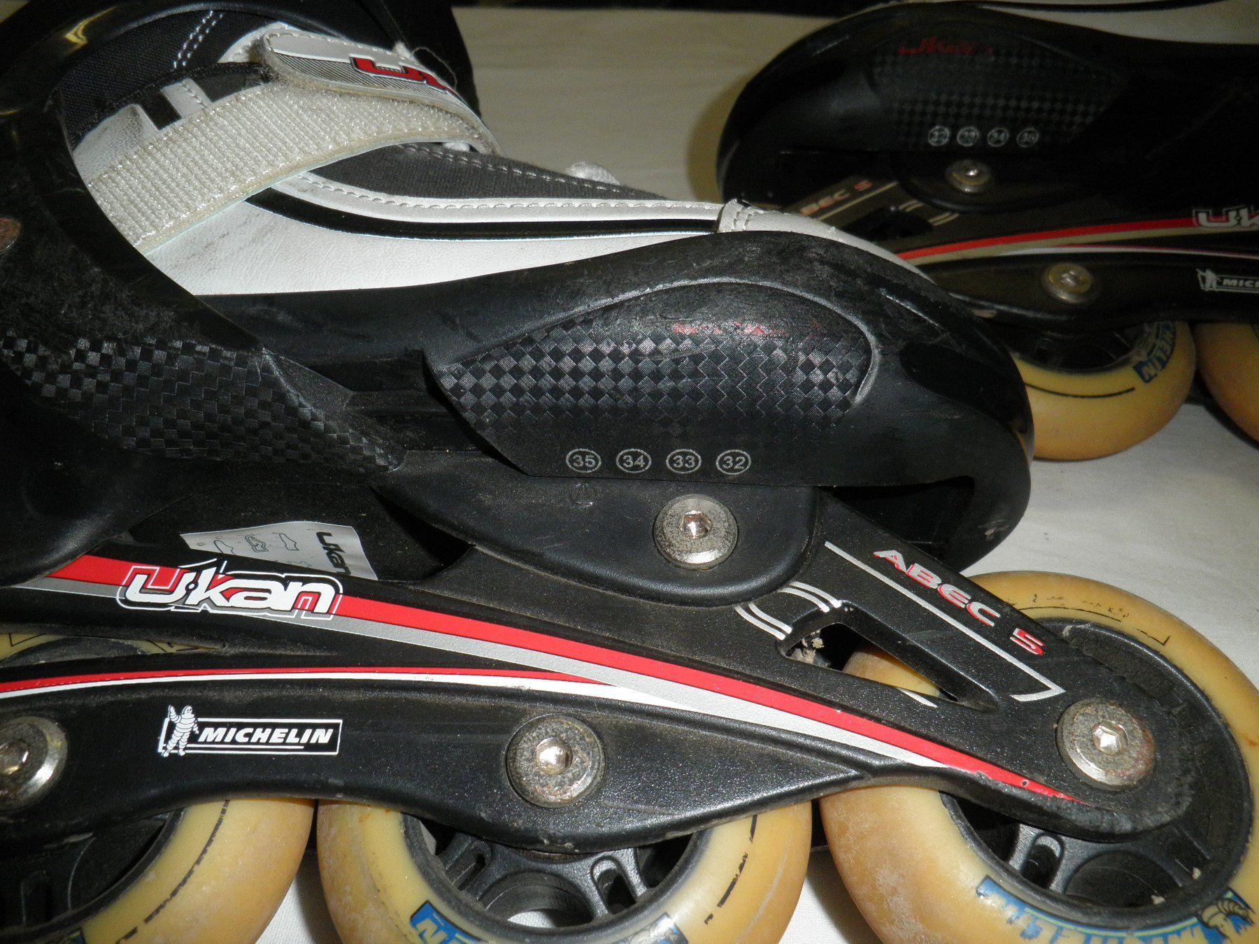 Inline-Skating & Rollschuhe: Inline Skates, Roller: UKAN Michelin. Gr. 32-35 – Gebraucht aus Cadenazzo von Mikeshop 4