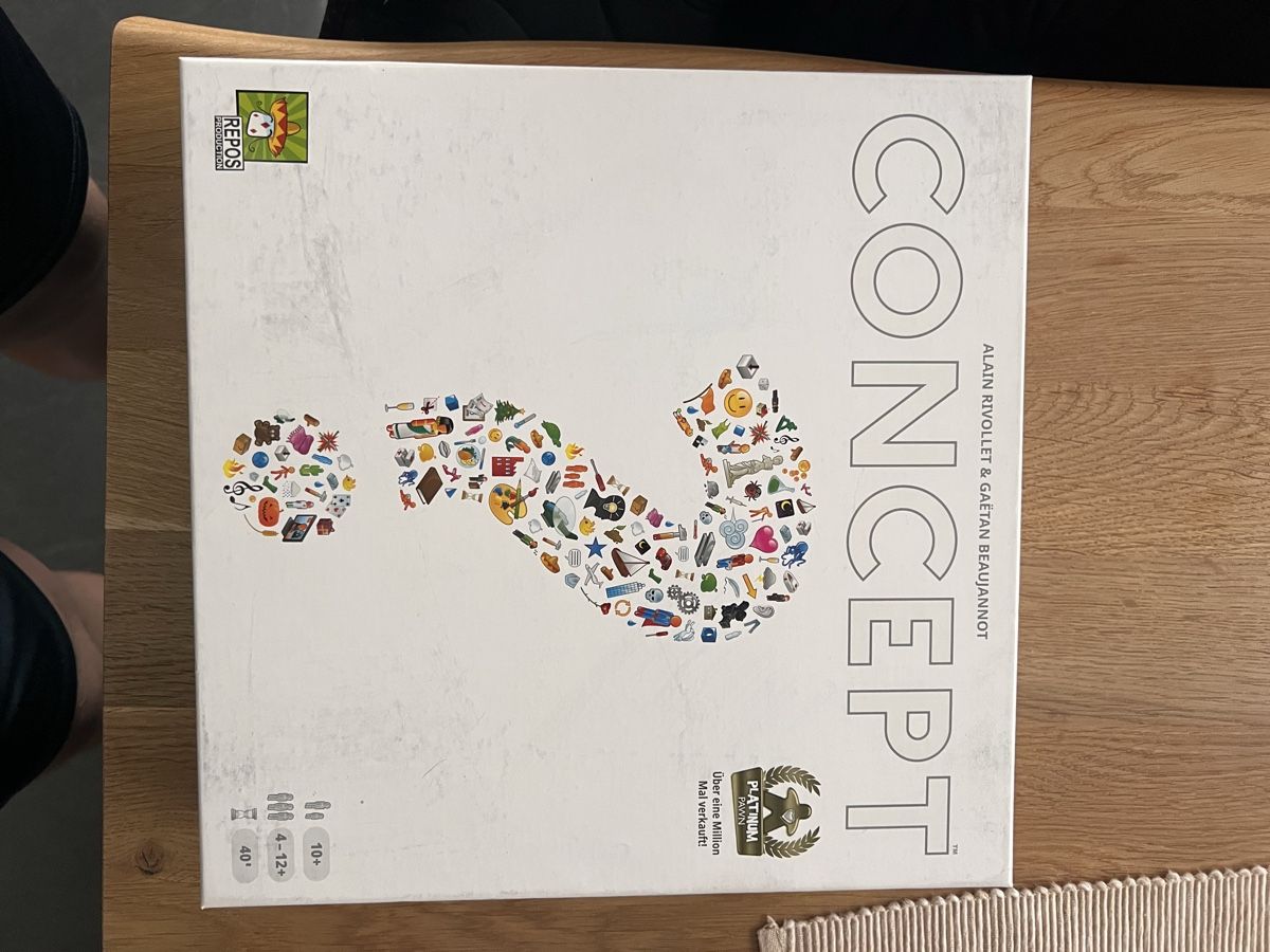 Giochi: 2 Brettspiele - Wer weiss denn sowas? & Concept – Nuovo (secondo la descrizione) da Sennwald venduto da ii_10