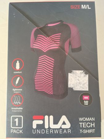 Fila Damen Funktionshirt Gr M/L Atmungsaktiv fuxia Neu