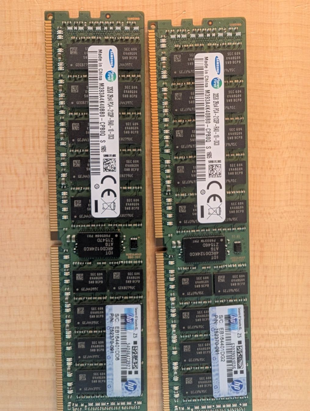 Samsung Memoria / RAM: Server RAM 32GB Samsung RDIMM – Usato da Cham venduto da mar_96j8