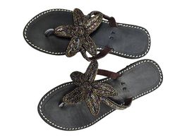 Handgemachte Leder-Sandalen - Altgold-Bronze 37 🔥 50% SALE