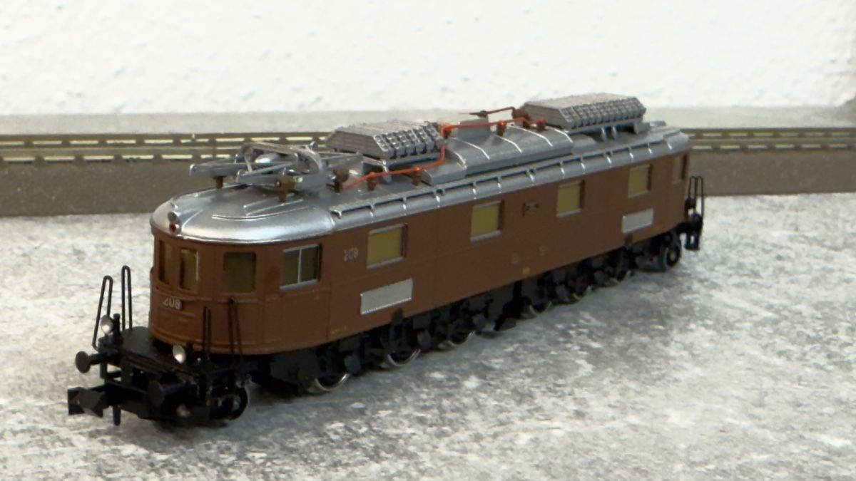 Fulgurex Modellini di ferrovie: Fulgurex BLS Ae 6/8, 208 Spur N Messing – Nuovo (secondo la descrizione) da Schlieren venduto da rat_lq6b 6
