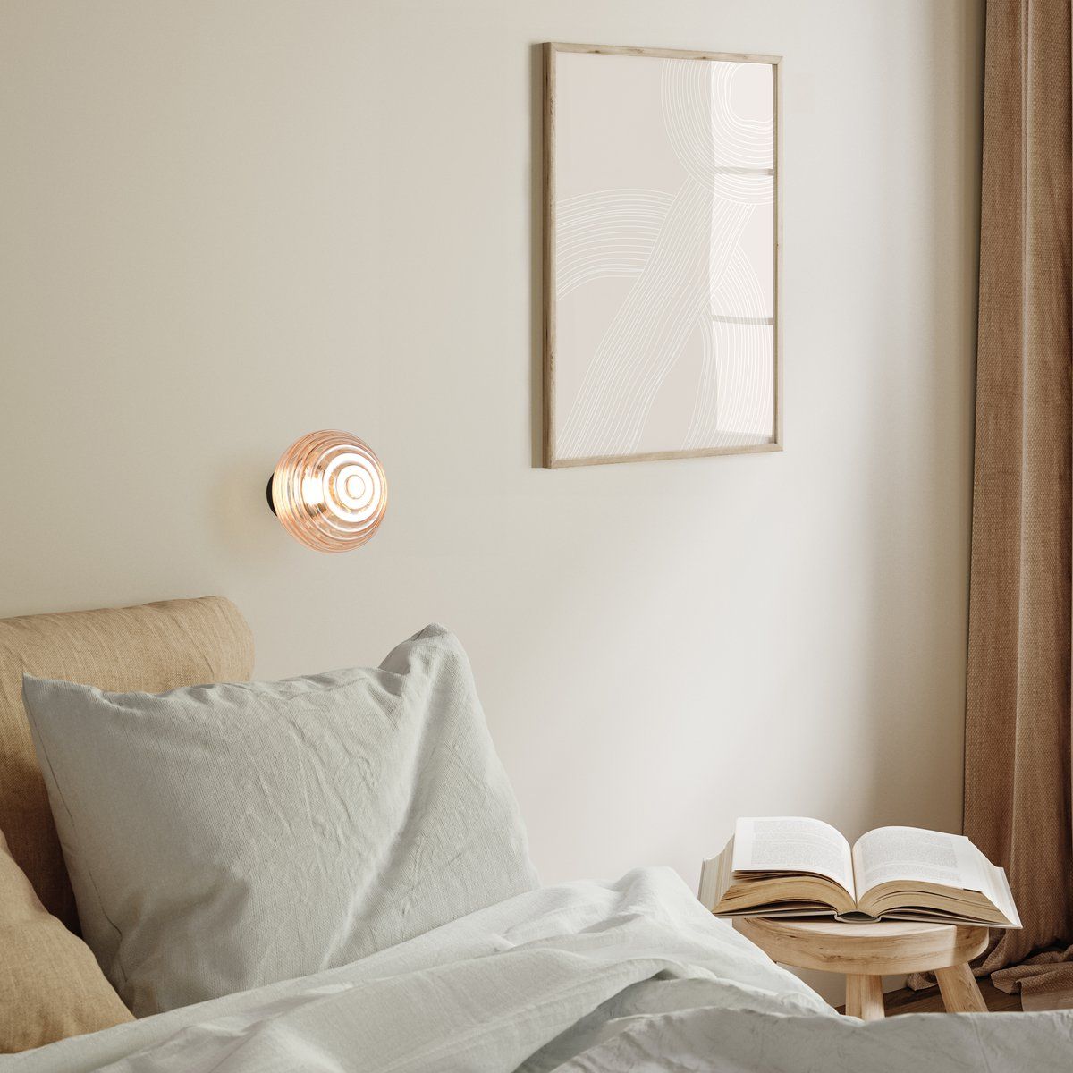 Lampade: LED Wandleuchte, Glas, Amber, 16 cm Ø – Nuovo (secondo la descrizione) da Kreuzlingen venduto da Smart-Light 1
