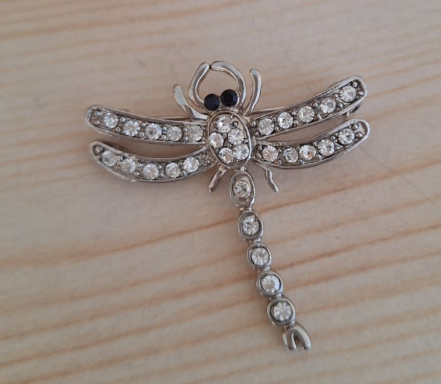 KristLand Bienen Brosche - Funkelnde Kristall-Biene Als Schmuck Für Damen & Herren