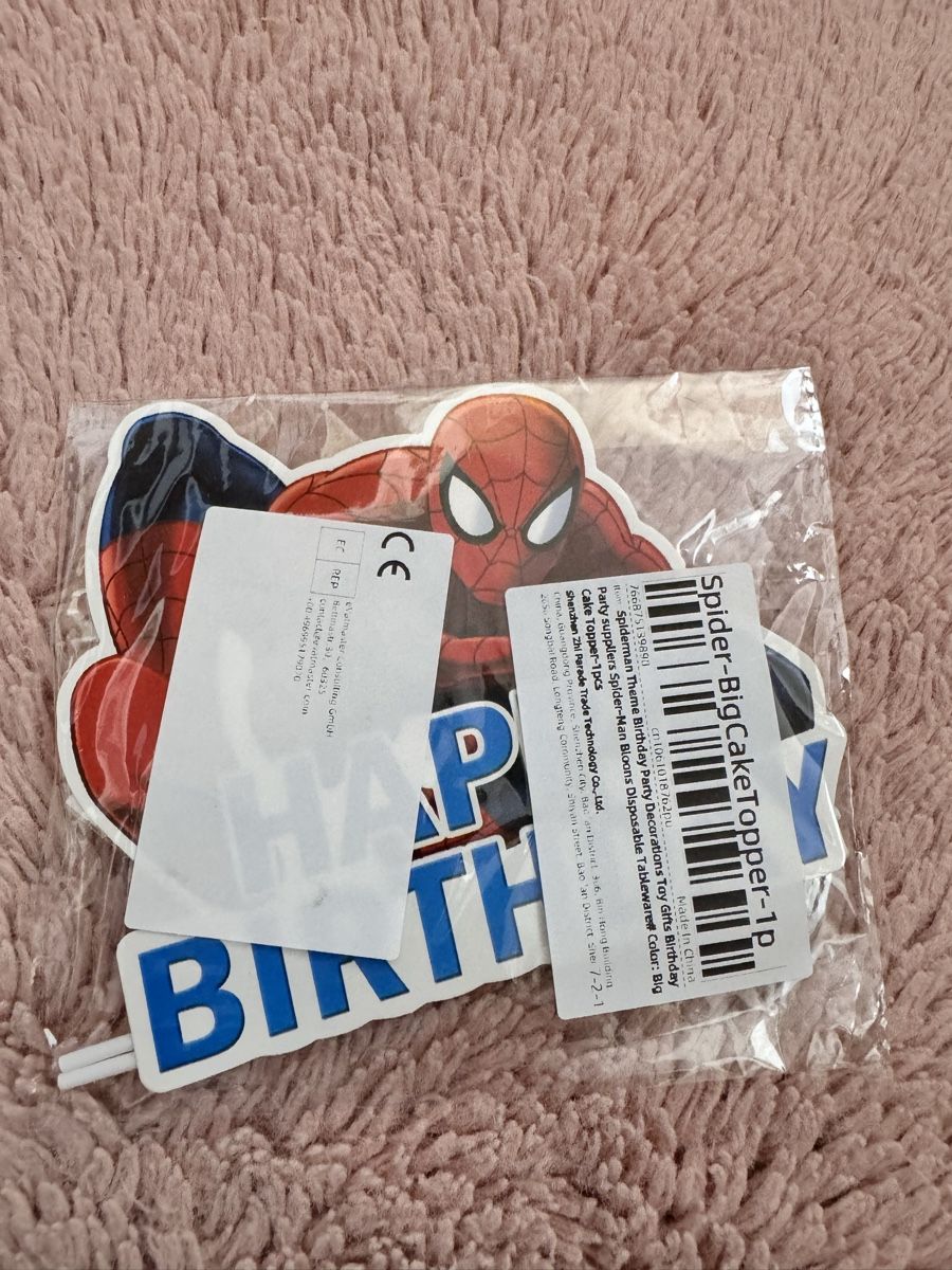 Tutte le decorazioni: Spiderman Torte deco – Nuovo (secondo la descrizione) da Weite venduto da Quarantino 1