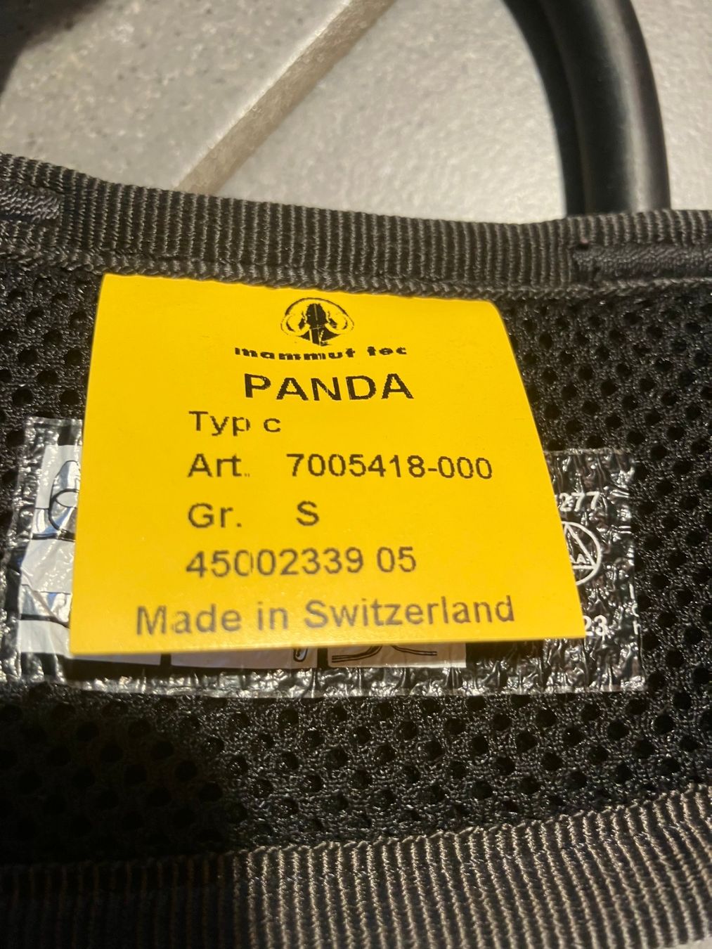 Mammut Attrezzatura da arrampicata: Klettergurt Mammut Tec PANDA Grösse S – Nuovo (secondo la descrizione) da Winznau venduto da gugi2009 3