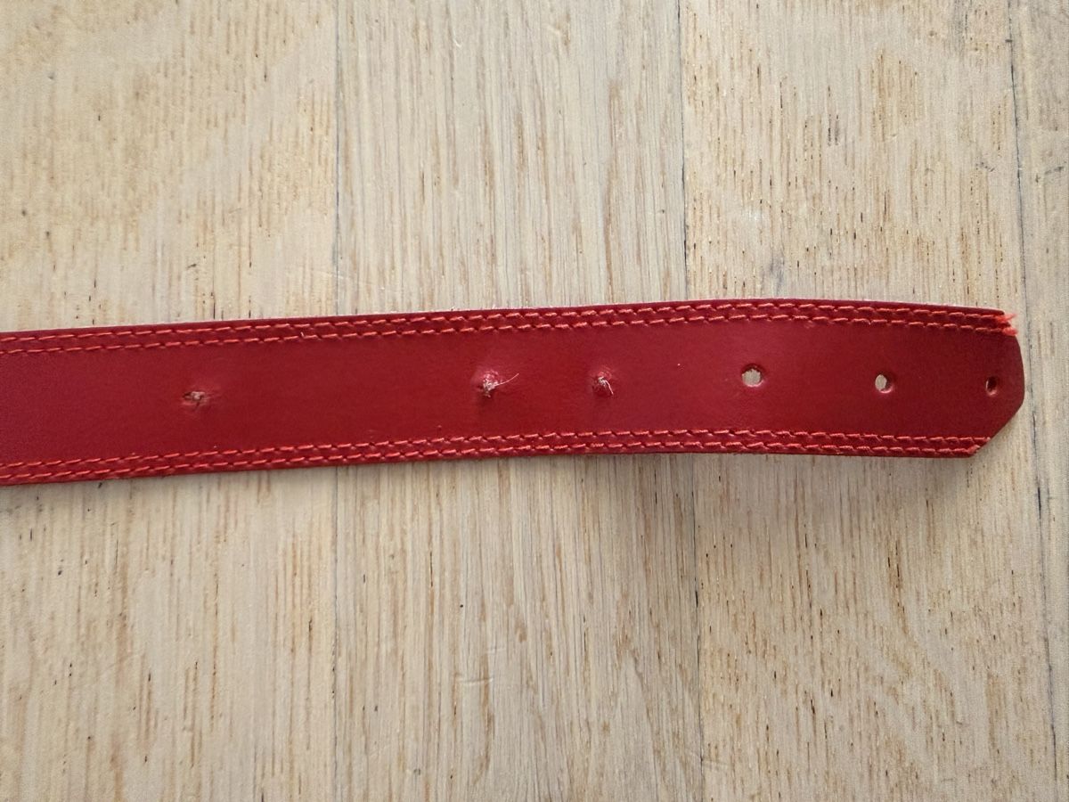 Cinture: Ledergürtel Rot echt Leder, 95cm – Usato da Rorschach venduto da nan_8rts 4