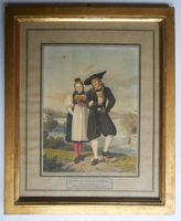 Reinhard. Costumes de Schaffhouse. Kol. Aquatinta. 1819.