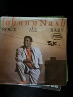 Vinyl Single Johnny Nash Rock Me Baby Original Version