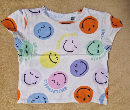 Süsses H&M SmileyWorld T-Shirt Gr. 98/104 – Kurz-Schnitt