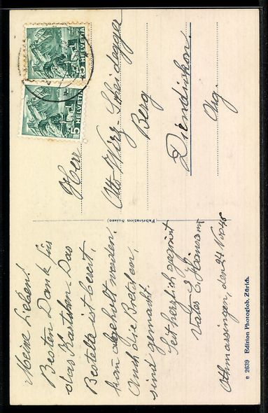 Cartes postales: AK Thun, Schloss – D'occasion à Berlin par bartko-reher 1