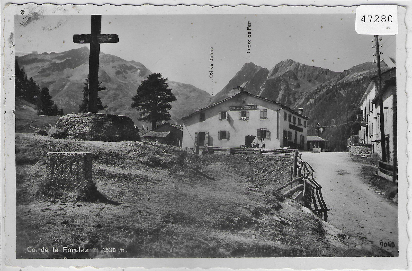 Cartoline postali: Col de la Forclaz – Usato da Ettingen venduto da Kartenplanet
