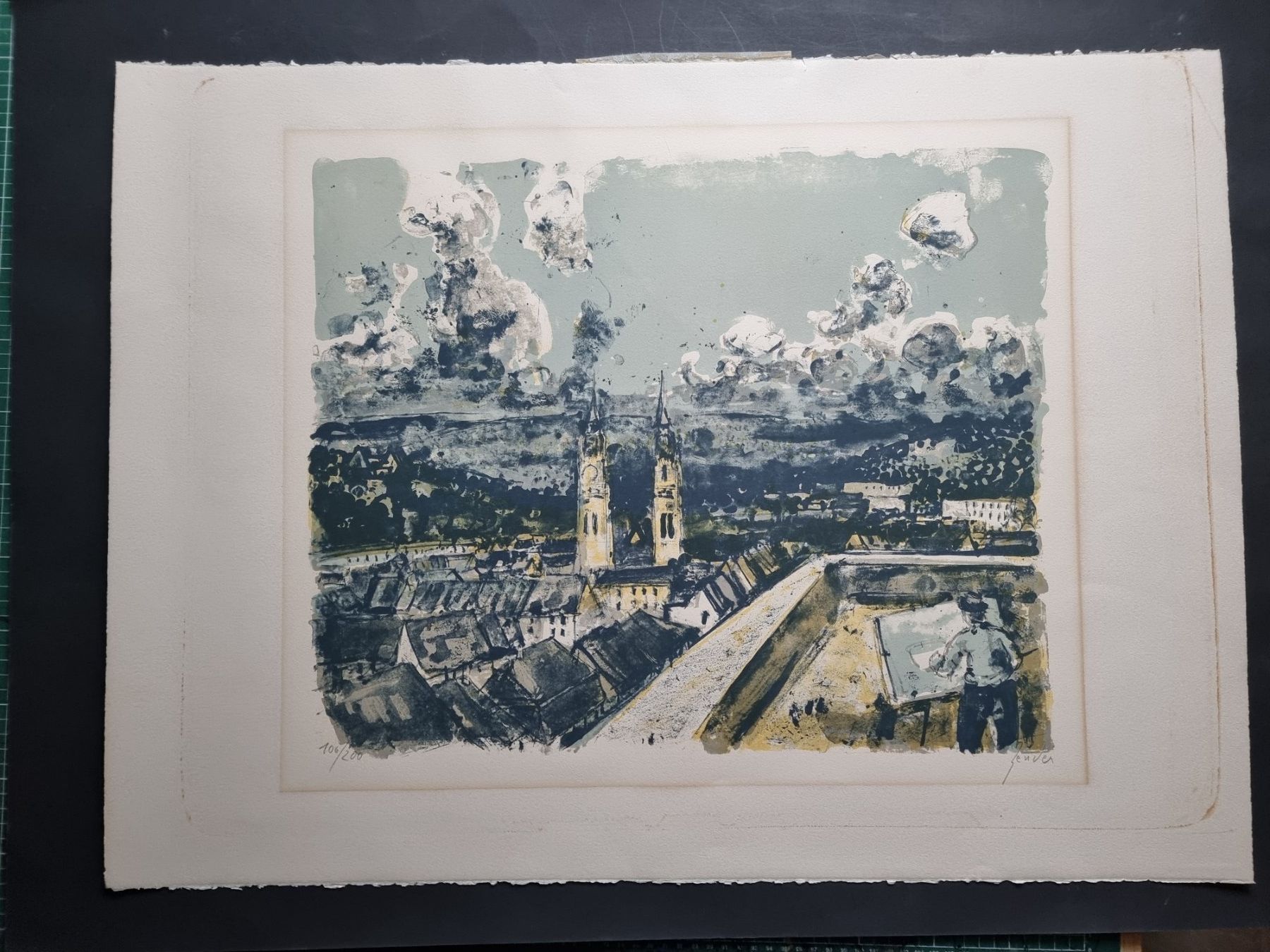 Grafica & Litografie: ZENDER RUDOLF LITHOGRAPHIE SIGNIERT NUMMERIERT – Usato da Gersau venduto da grafik-kunst