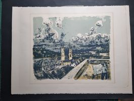 ZENDER RUDOLF LITHOGRAPHIE SIGNIERT NUMMERIERT