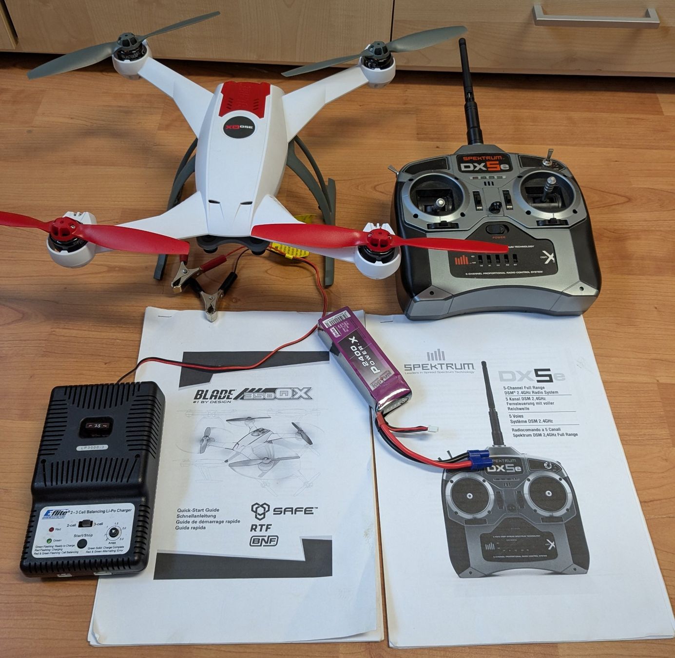 Blade Modellismo RC: Blade 350 QX mit DX5e Quadkopter Defekt – Difettoso da Märwil venduto da hes83