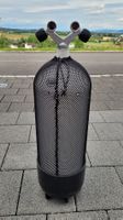 Tauchflasche 15 Liter Edelstahl mit Schutznetz