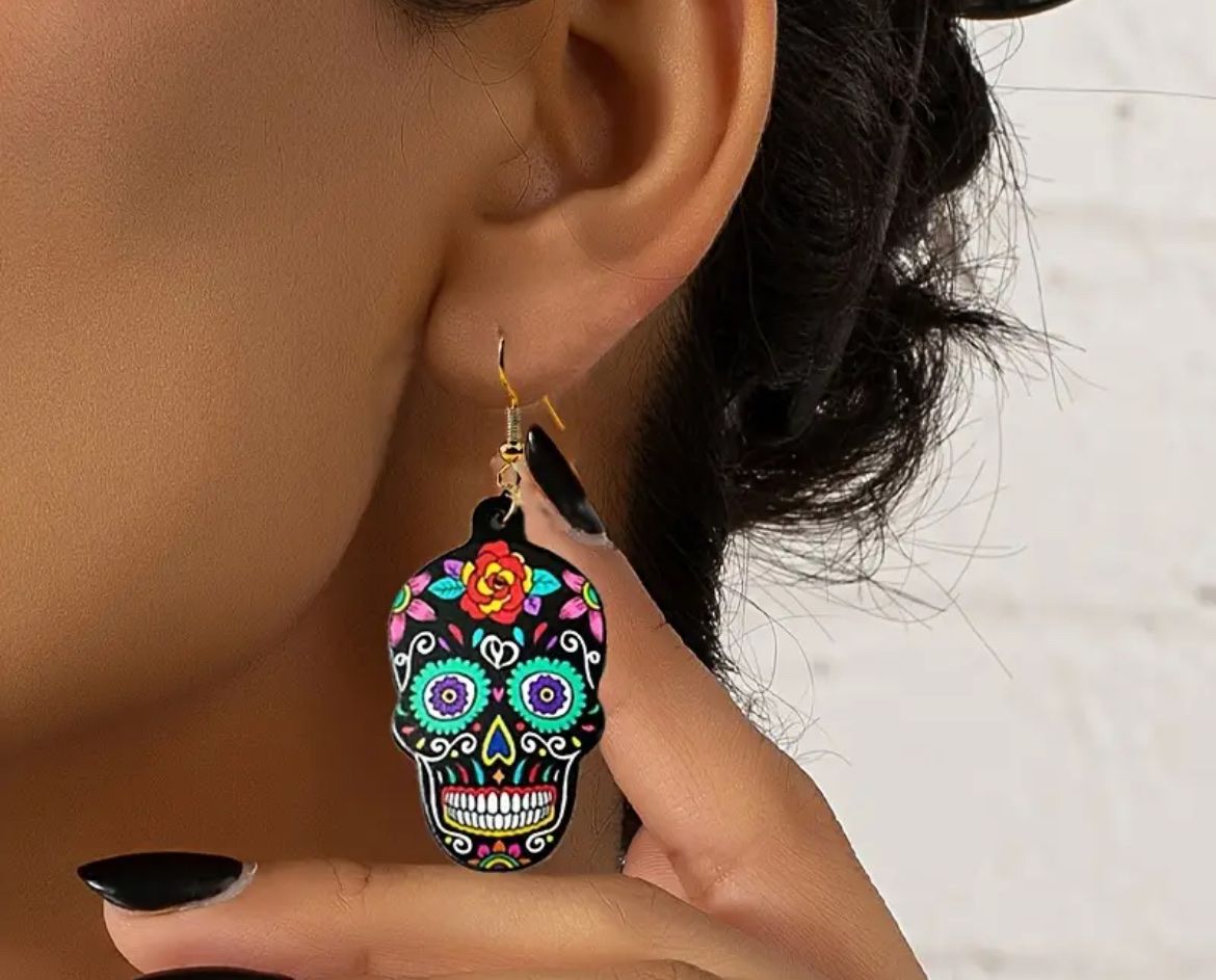 Orecchini pendenti & Orecchini a lobo: Ohrringe Santa Muerte – Nuovo e nell'imballaggio originale da Gams venduto da Mariawicca 2