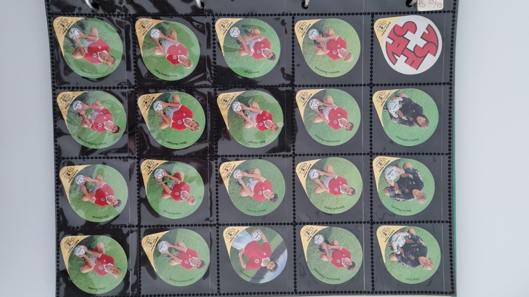Kaffeerahmdeckel: PS 23/93 Fusballnationalmannschaft – Gebraucht aus Cugnasco von FuoriTutto