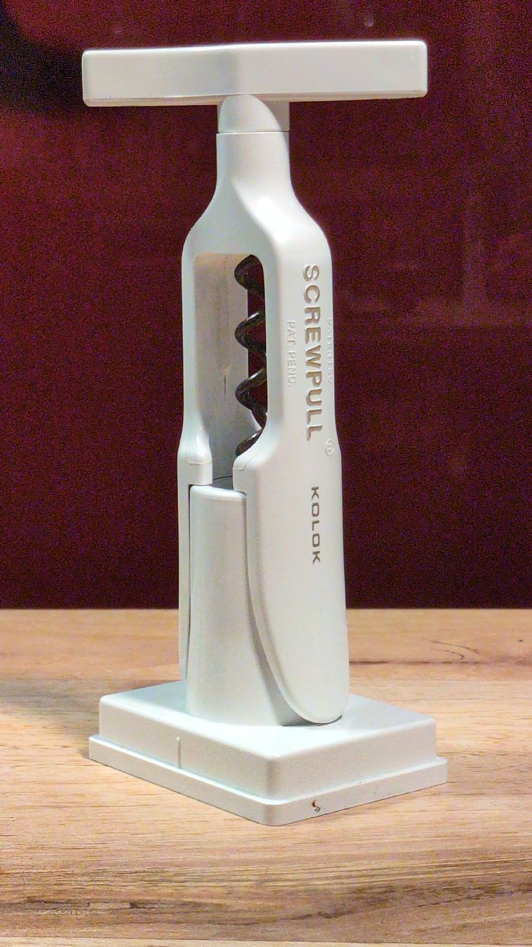 Flaschenöffner & -verschlüsse: Korkenzieher Screwpull Kolok weiss  – Gebraucht aus Birmensdorf ZH von extrachrome