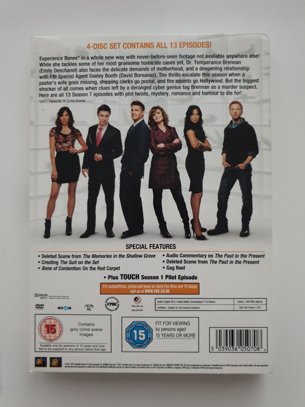 Tutti i DVDs: Bones - Season 7 DVD – Usato da Zürich venduto da pau_y8mv 1