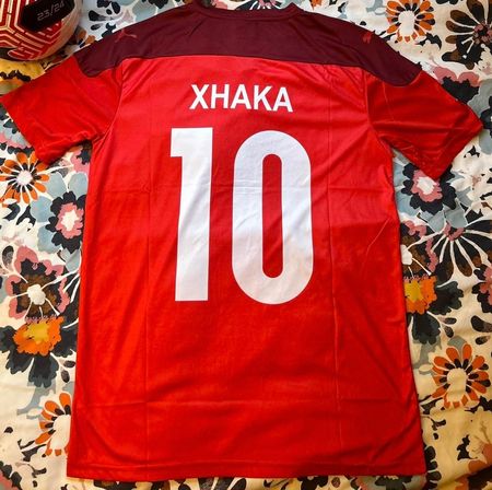 Schweiz Nati Suisse Trikot Euro 2021 Granit Xhaka