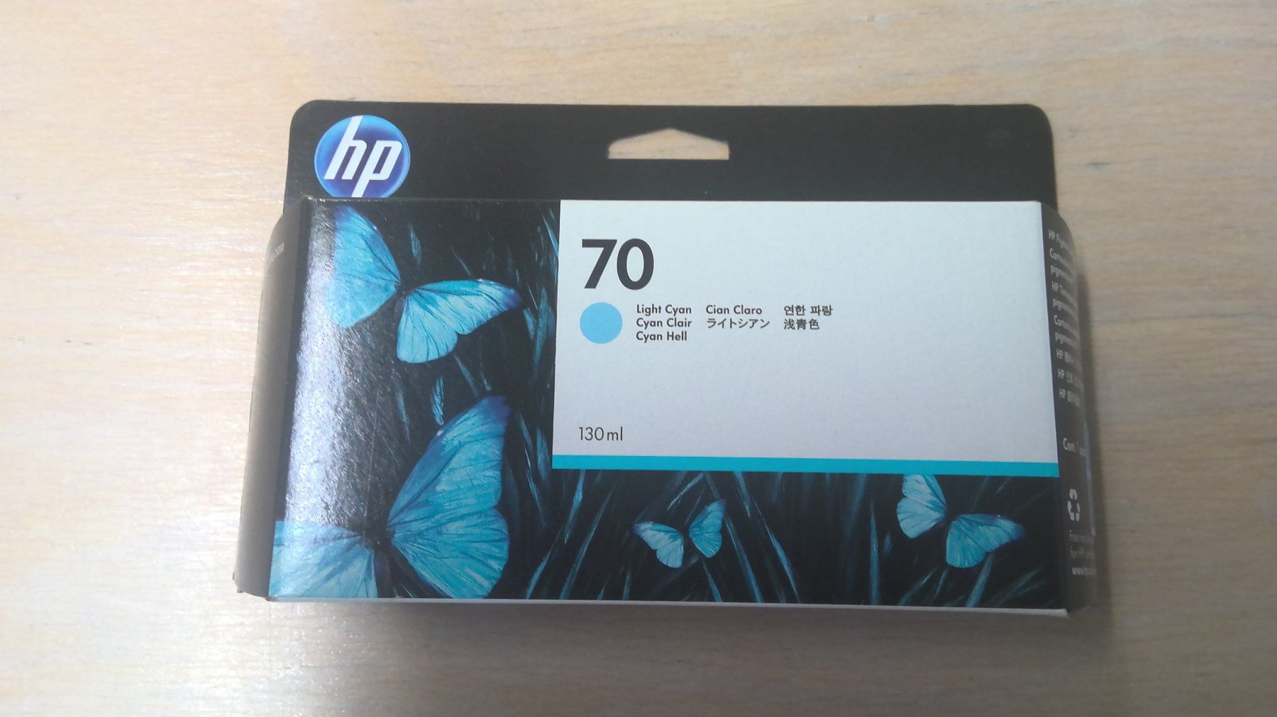 Hewlett Packard Cartucce per stampanti & toner: HP Tinte No. 70 Light Cyan 130ml – Nuovo (secondo la descrizione) da Fehraltorf venduto da loremgmbh