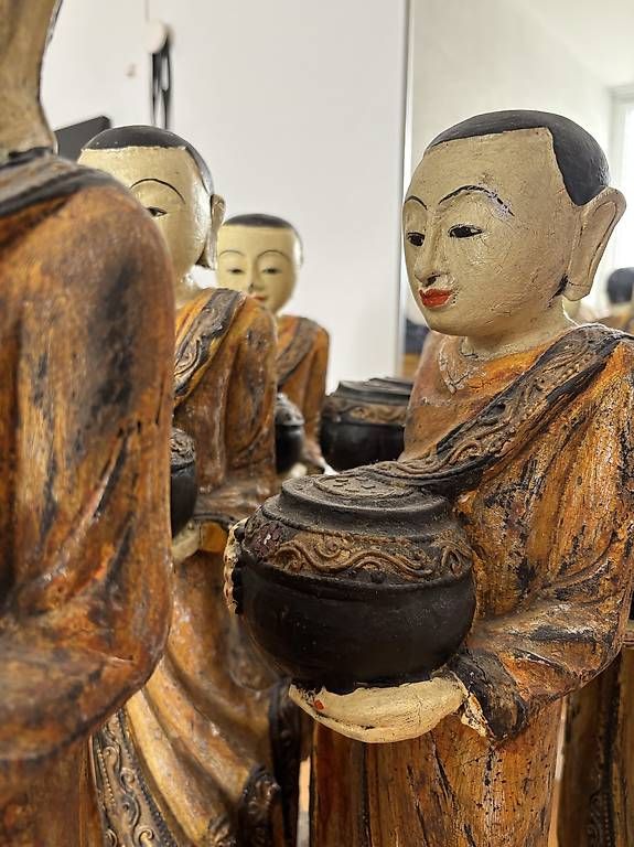 Statuette: Mönch Gruppe – Usato da Buchrain venduto da beni0803 2