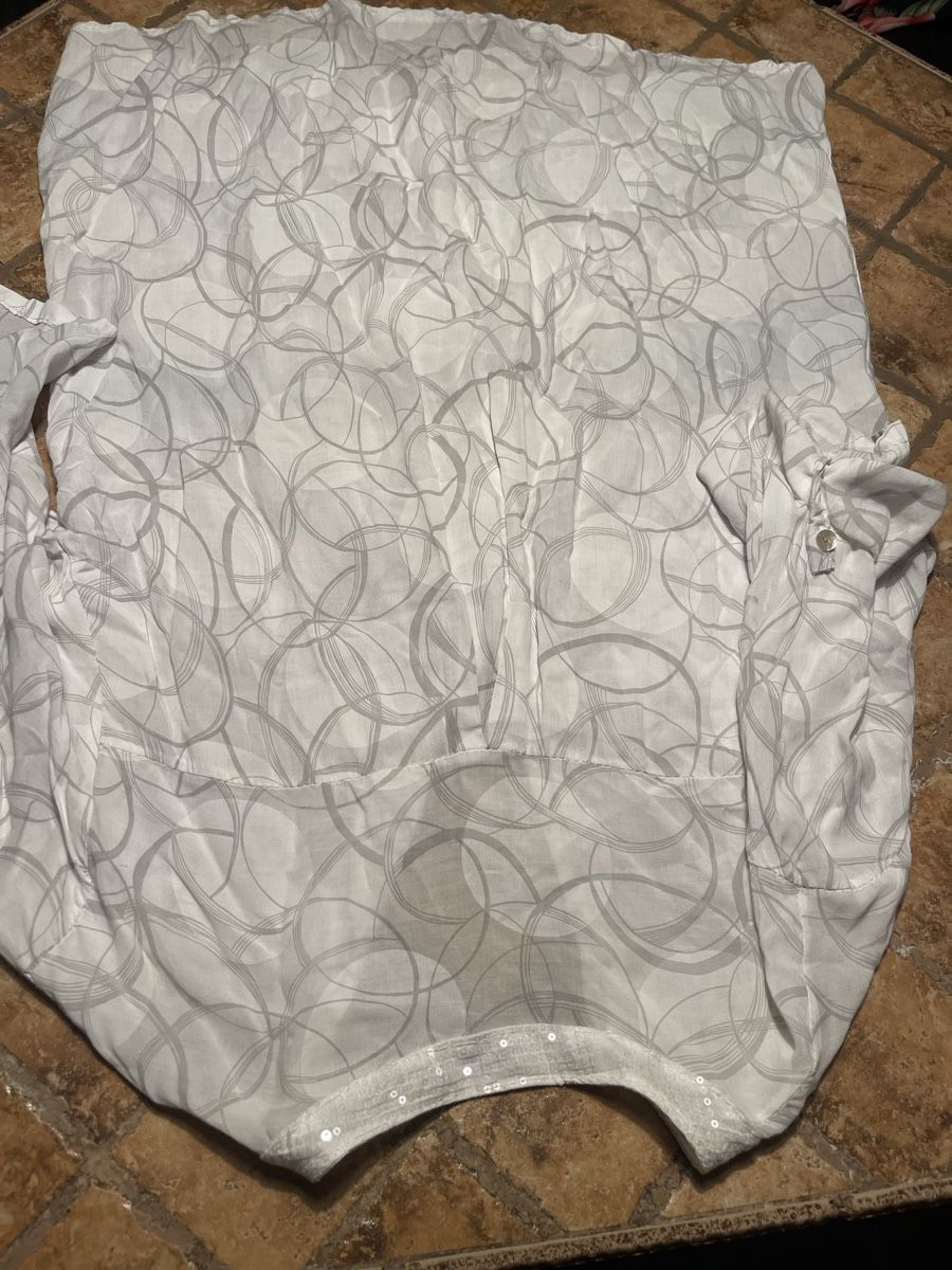 Camicette: Chic camicia di viscosa con paetten-S/M – Nuovo (secondo la descrizione) da Gordevio venduto da LanaZimm 8