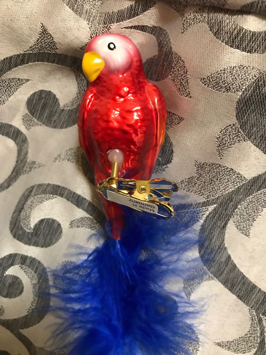 Toutes les décorations: Papagei  rot blau Vogel Christbaumschmuck – Neuf avec emballage d'origine à Alpnach Dorf par marvo 1