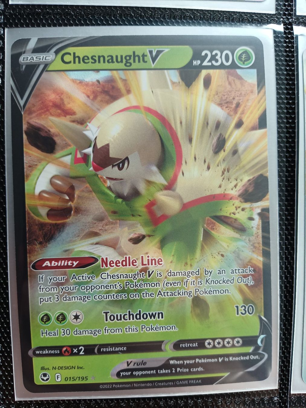 Pokémon Carte collezionabili: Chesnaught V – Usato da Altstätten SG venduto da GGsGameshop