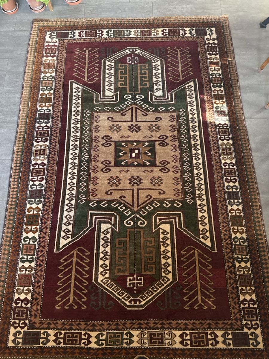 Tappeti: Wunderschöner Schild Kazak Kasak Kars – Usato da Frauenkappelen venduto da leola1973