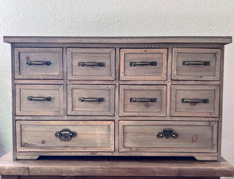 Vintage Kommode Shabby Chic - Ablage Möbeli mit Schubladen (Neu (gemäss ...