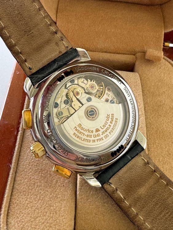 Maurice Lacroix Orologi: Maurice Lacroix Herrenuhr Chronograph 40mm – Usato da Winterthur venduto da senn-ismaili 2