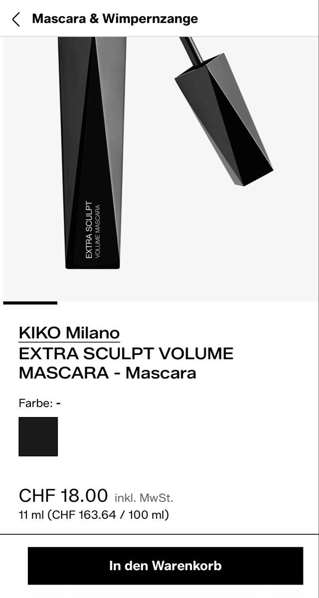Kiko Milano Make-up: KIKO Milano Extra Sculpt Volume Mascara – Nuovo (secondo la descrizione) da Baden venduto da Tiffany6878 2