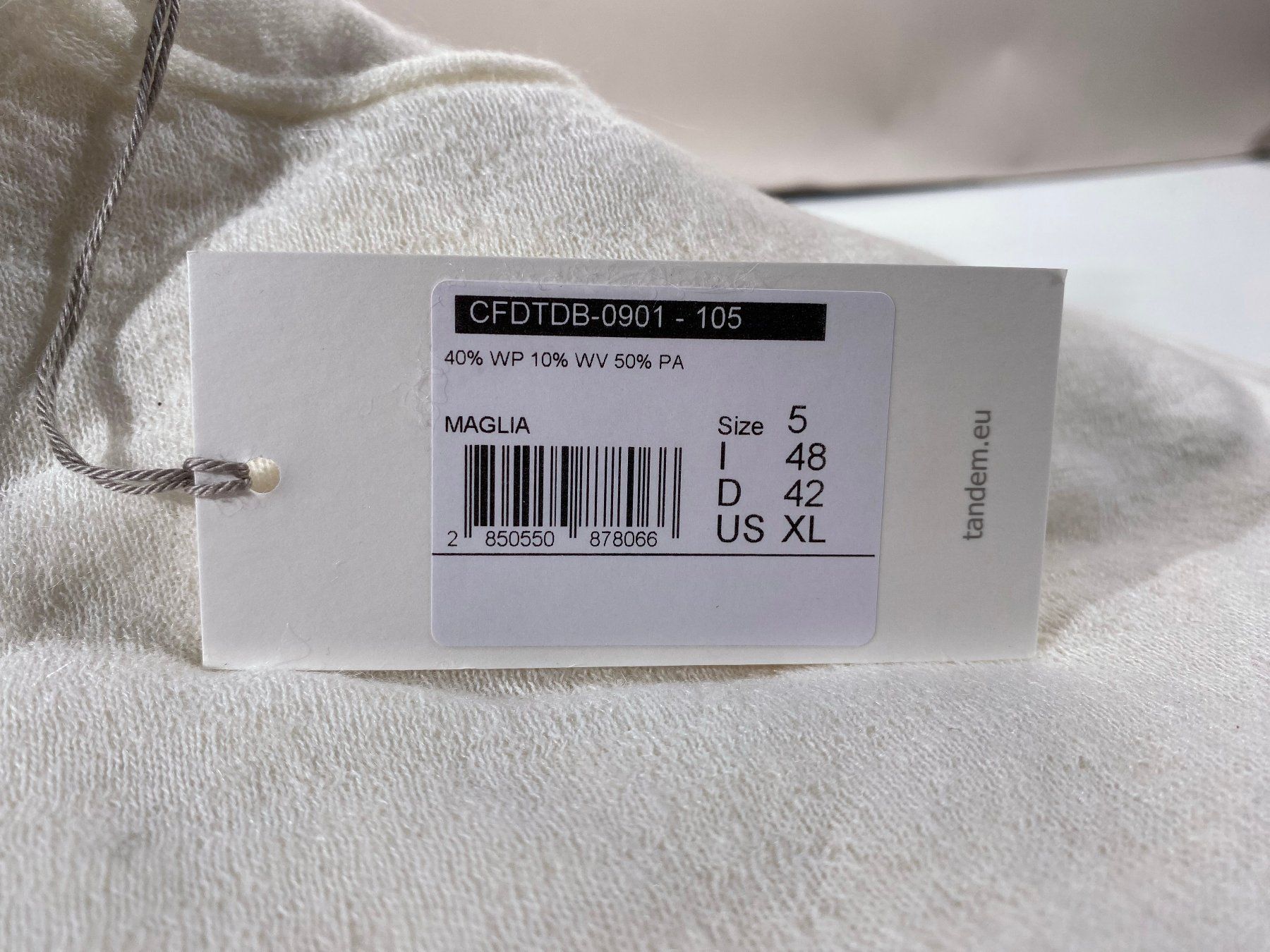 Maglioni & Felpe: 🔴  Pullover TANDEM Gr.5 / 42 U-Boot-Ausschnit /965Z – Nuovo e nell'imballaggio originale da Zürich venduto da LUIS-B 2