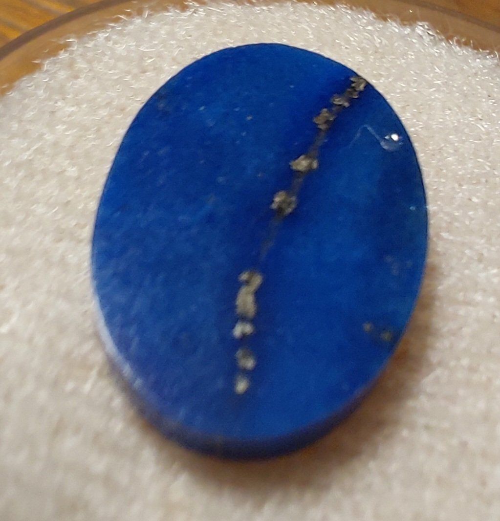 Edelsteine: Lapis Lazuli, oval , flach 3.44ct – Neu (gemäss Beschreibung) aus Klingnau von Tamina5 1